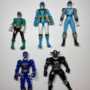 Lot of 5 Mighty Morphin Power Rangers Action Figures